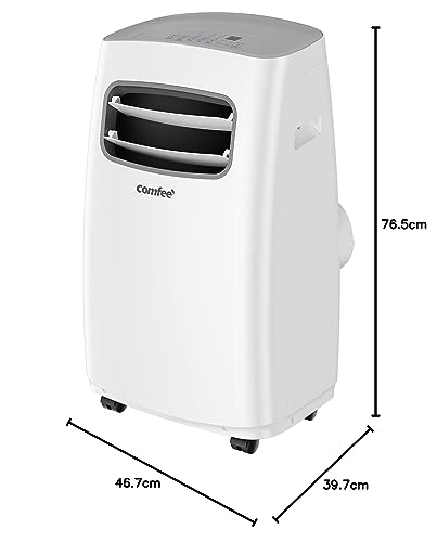 Comfee Mobiles Klimagerät SOGNIDORO-09E, 9000 BTU 2,6kW, Kühlen&Ventilieren&Entfeuchten, Raumgröße bis 88m³(33㎡), Mobile Klimaanlage mit Abluftschlauch