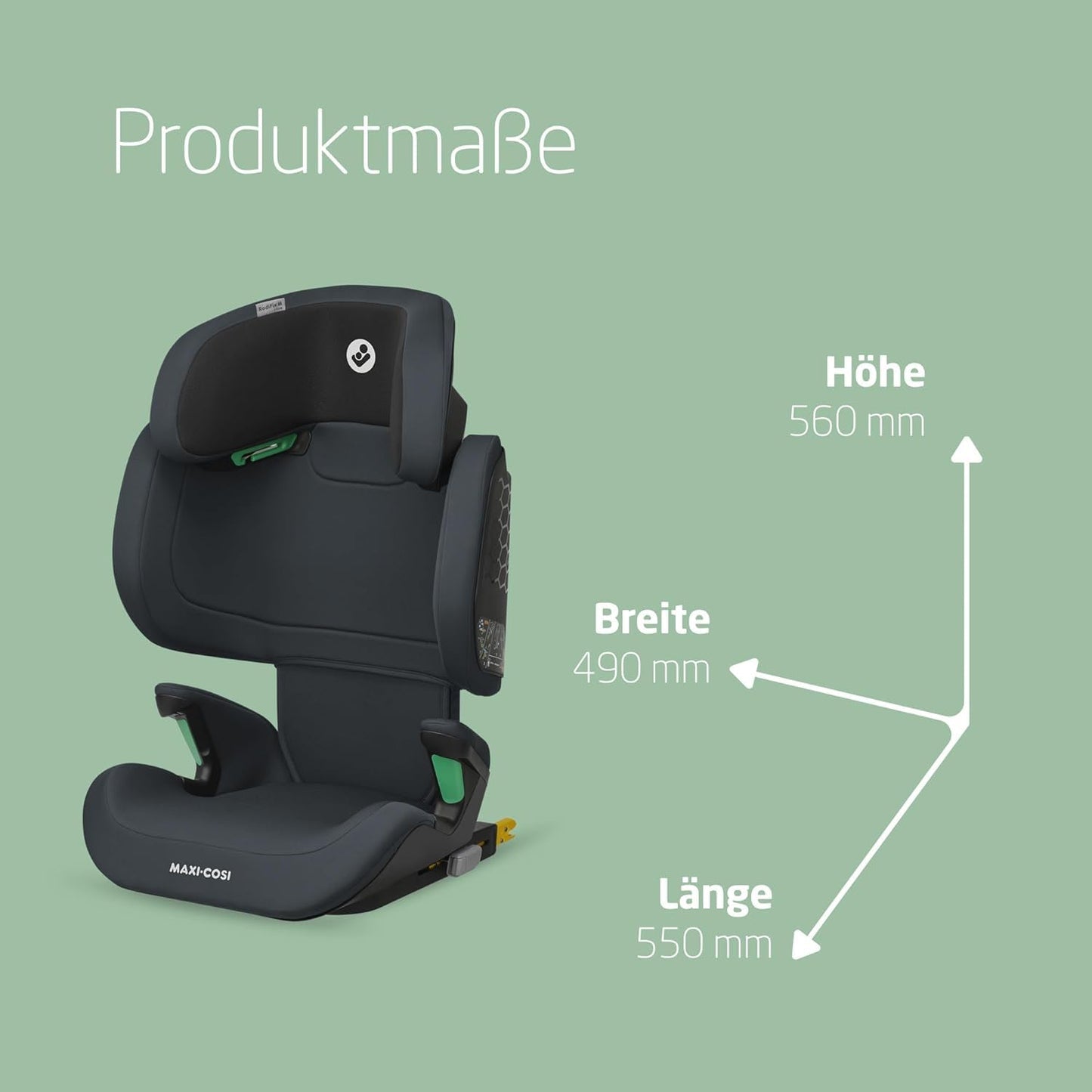Maxi-Cosi RodiFix M i-Size High-Back Booster Seat