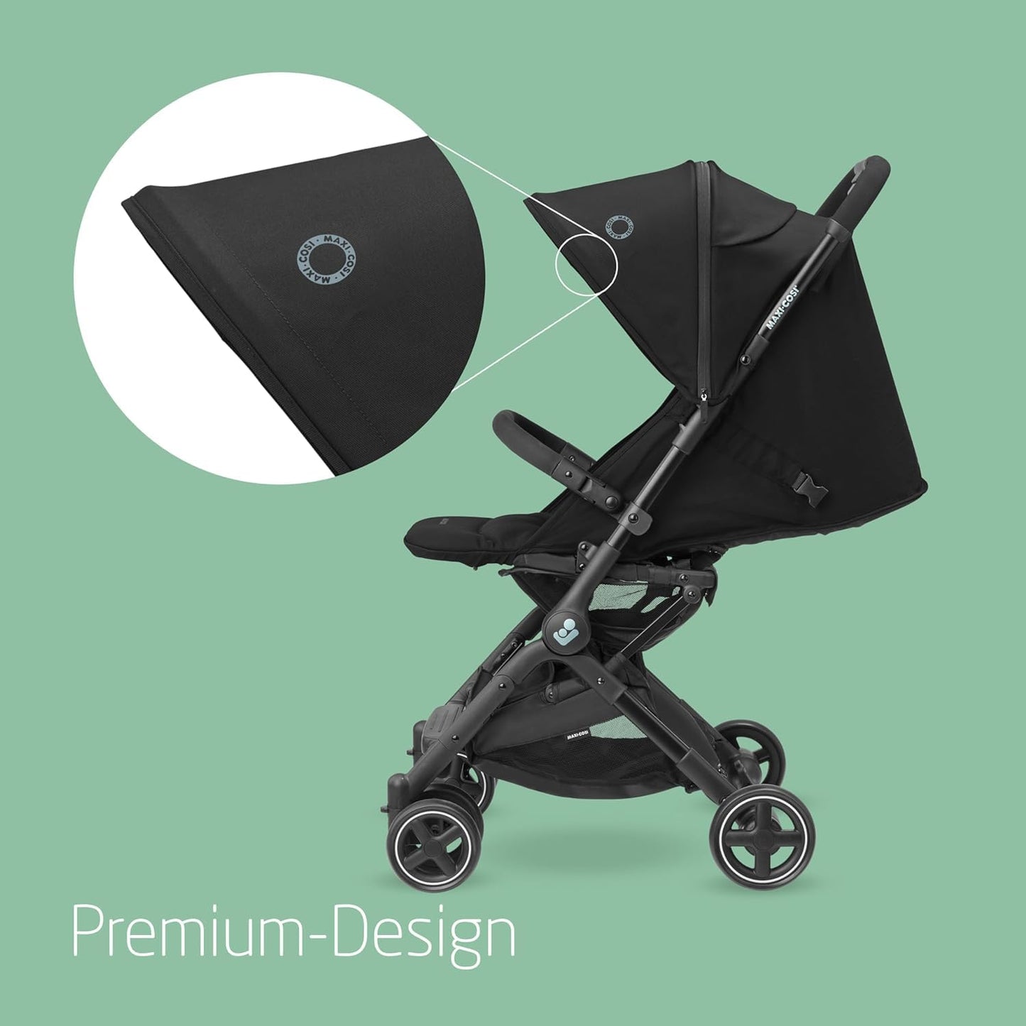 Maxi-Cosi Lara2 Lightweight Compact Stroller with Lie-Flat Recline
