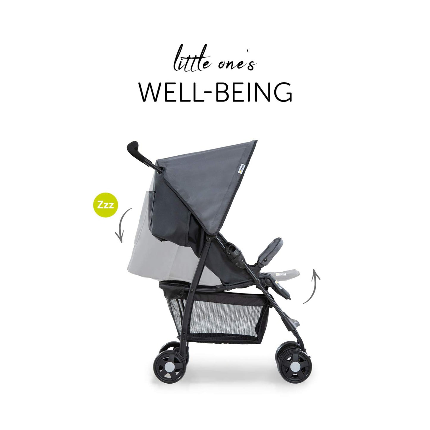 hauck Sport Lightweight Travel Stroller with Reclining Function