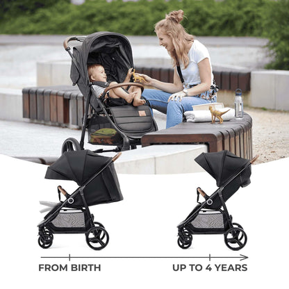 Kinderkraft GRANDE PLUS Stroller from Birth to 22 kg