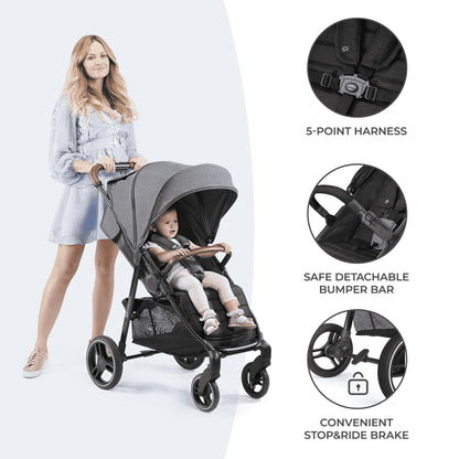 Kinderkraft GRANDE PLUS Stroller from Birth to 22 kg