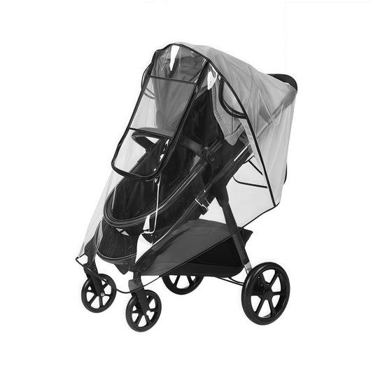 Universal Stroller Rain Cover with Window and Double Zipper